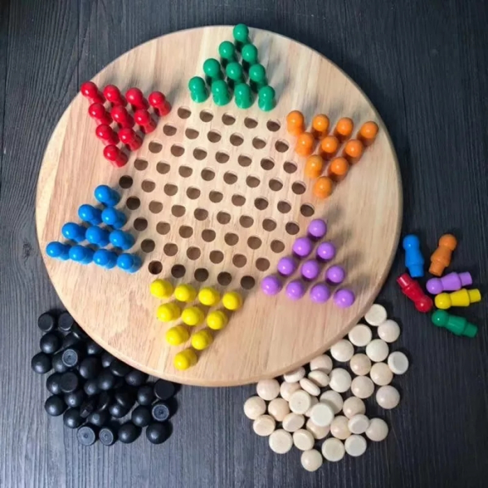 Joc de societate 2 in 1 Dame Chinezesti si Gobang, multicolor [2]