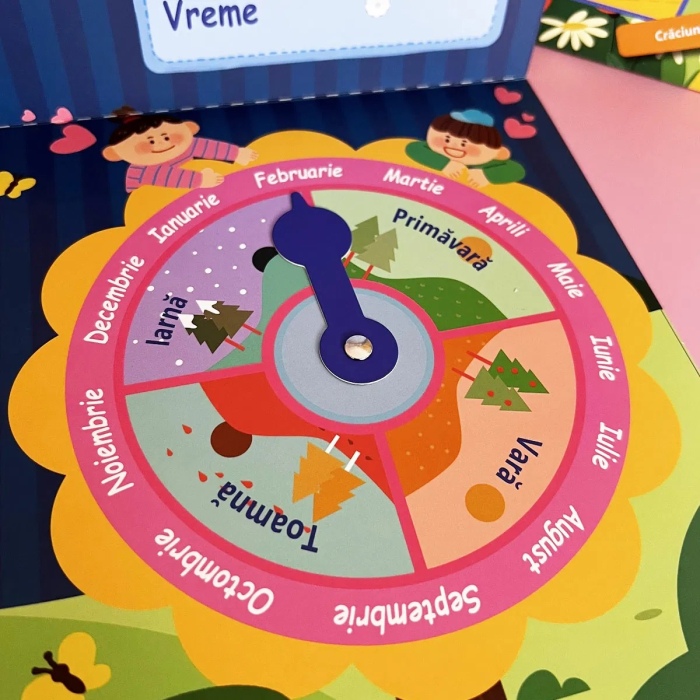 Joc educativ Calendar in limba Romana cu activitati zilnice, multicolor [2]