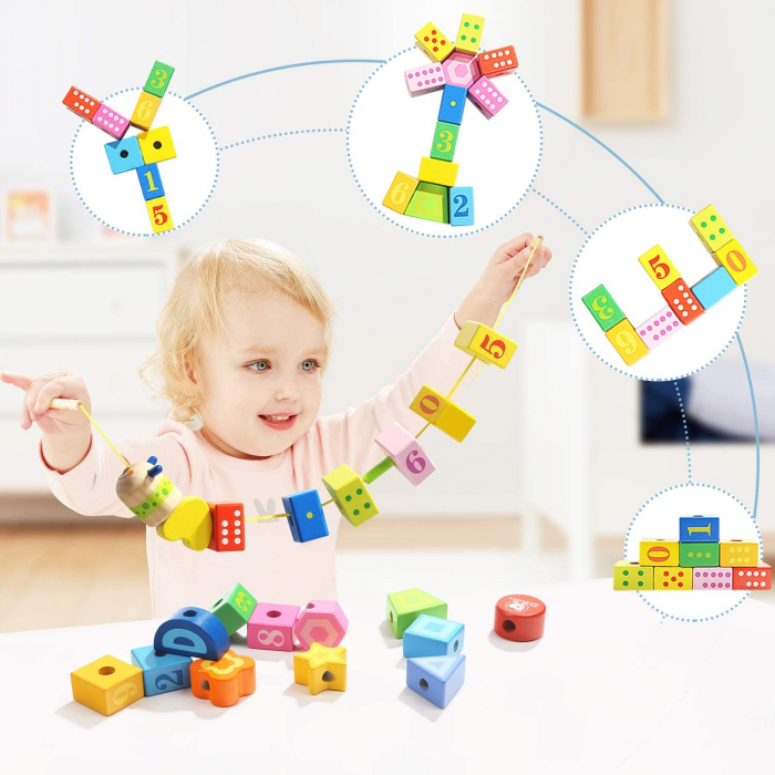 Joc educativ  de snuruit  Omiduta colorata , multicolor [7]