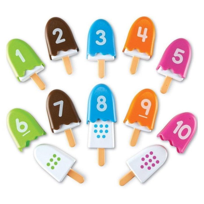 Joc educativ Sortare si Numarare, Inghetata glazurata, multicolor [1]