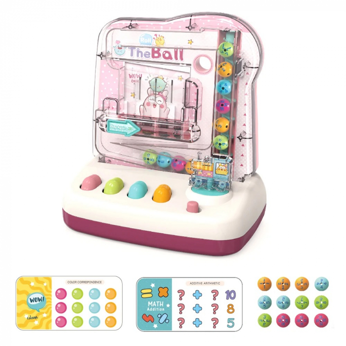 Joc Interactiv Invarte bilutele, Roll The Ball, roz [2]