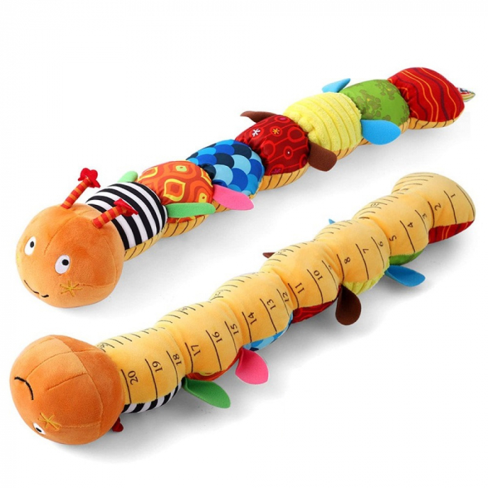 Jucarie Bebe Senzoriala Muzicala Omida, 60x9 cm, multicolor [2]