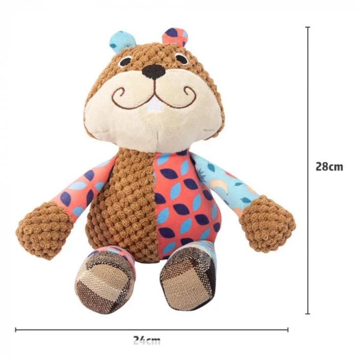 Jucarie bebe senzoriala de plus Ursulet, multicolor [2]