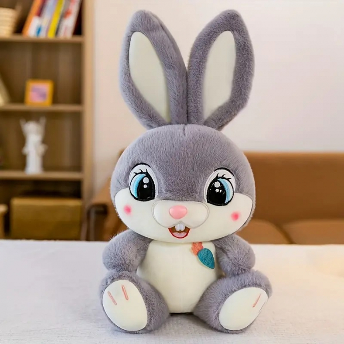 Jucarie de plus Iepurasul Vesel, 35 cm, gri [3]