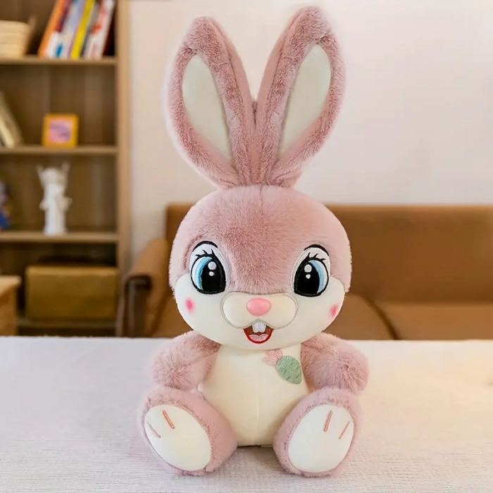 Jucarie de plus Iepurasul Vesel, 40 cm, roz [3]