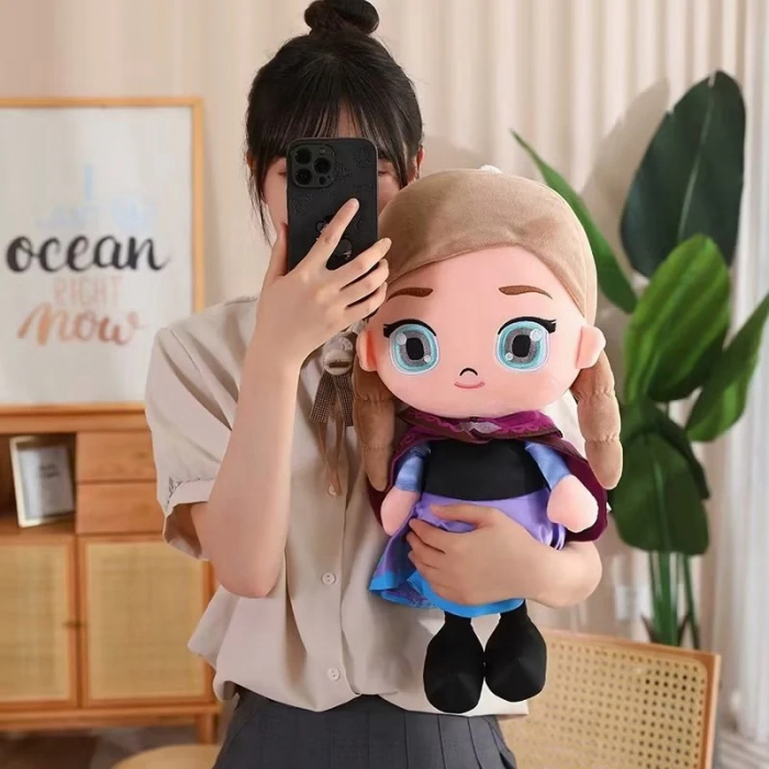 Jucarie de plus Papusa Anna, 40 cm, multicolor [3]