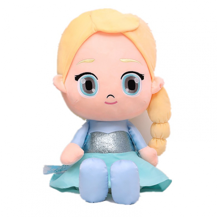 Jucarie de plus Papusa Elsa, 40 cm, multicolor [3]