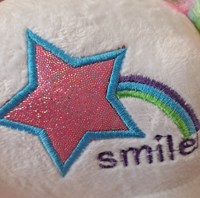 Jucarie de Plus Unicorn Magic Rainbow, 50 cm, alb [2]