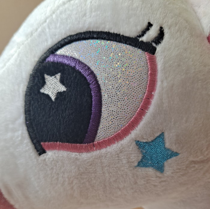 Jucarie de Plus Unicorn Magic Rainbow, 50 cm, alb [3]