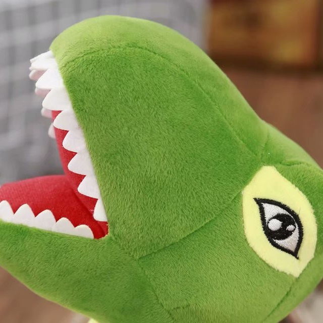Jucarie din plus Dinozaur T-Rex, 35 cm, verde [4]