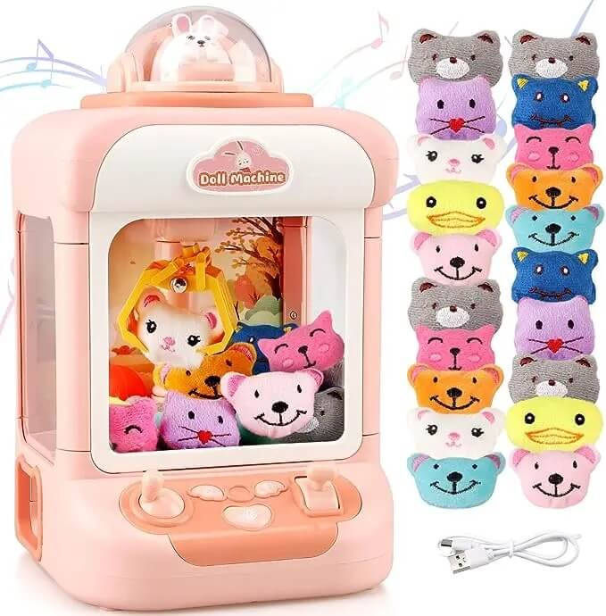 Jucarie interactiva pentru copii, Doll Machine, roz [2]