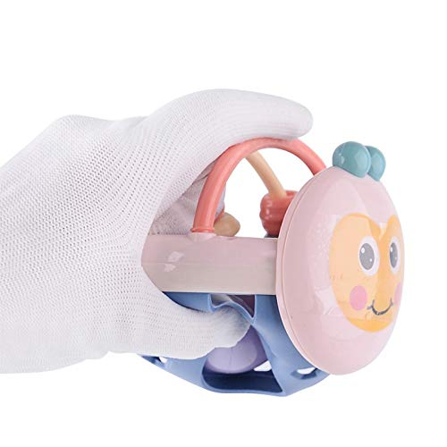 Jucarie senzoriala cu zornaitoare, Mingea zambitoare, multicolor [4]