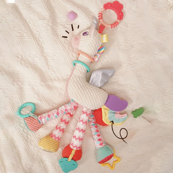 Jucarie zornaitoare cu sunete, Unicorn, roz [3]
