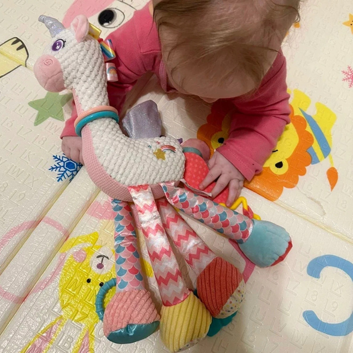 Jucarie zornaitoare cu sunete, Unicorn, roz [2]