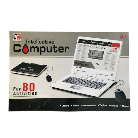 Laptop de jucarie cu 80 functii, exclusiv limba engleza, ecran LCD, mouse [3]