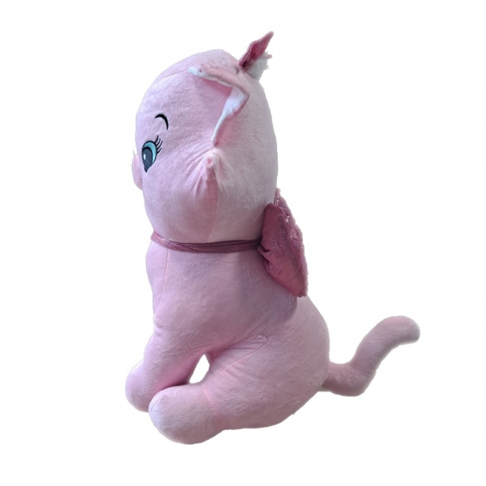 Mascota de plus Pisicile Aristocrate, Marie, 55 cm, roz [2]