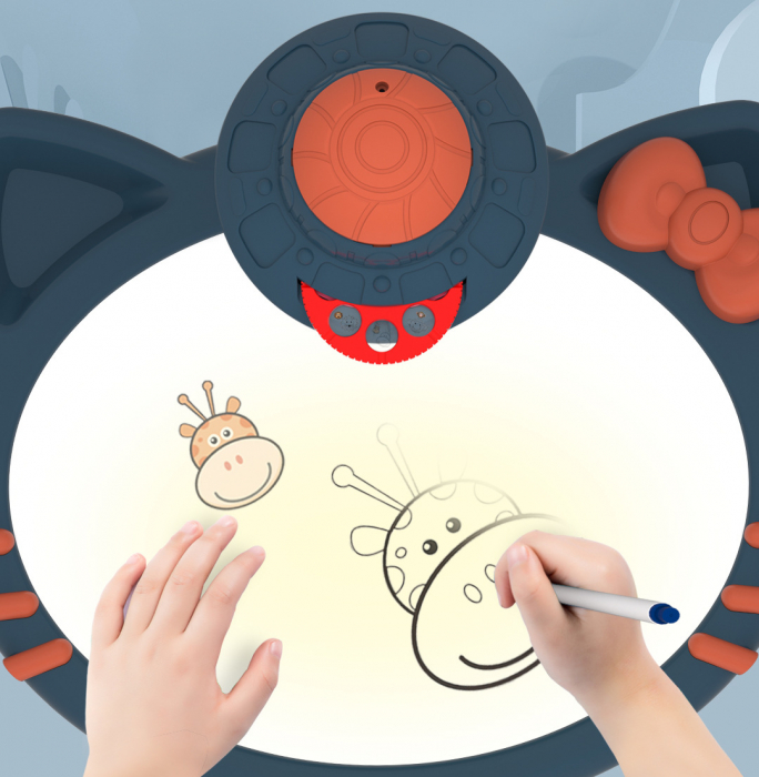 Masuta educationala cu proiector Koala Diary, albastru [4]