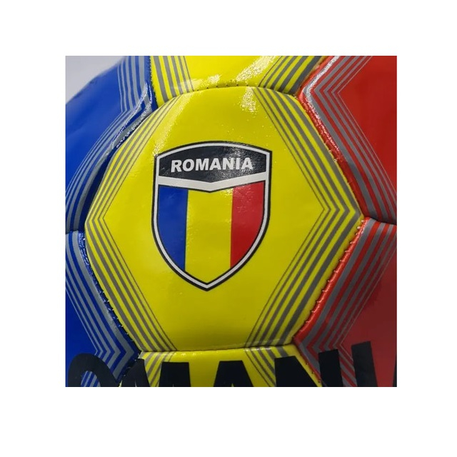 Minge de Handbal Romania, imitatie de piele cu cusatura, nr.2, multicolor [3]