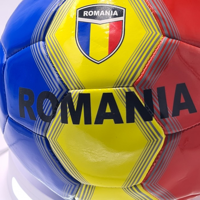 Minge de Handbal Romania, imitatie de piele cu cusatura, nr.2, multicolor [2]