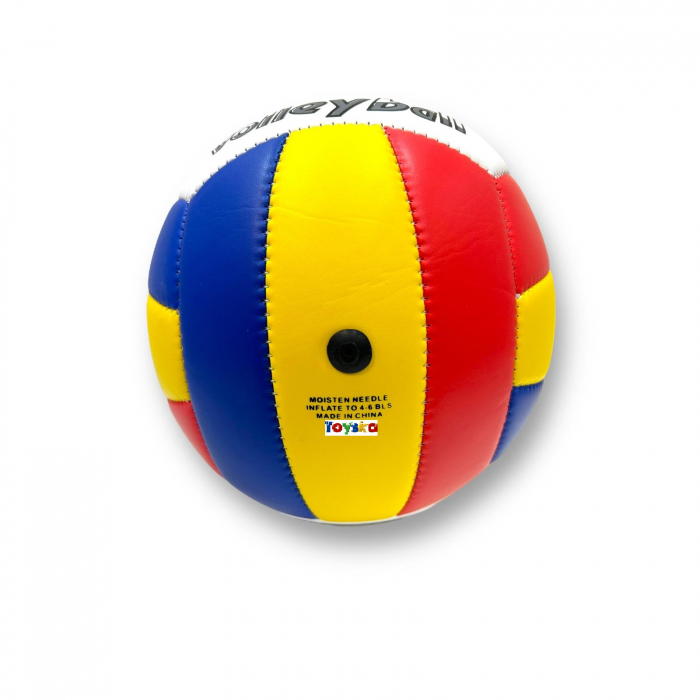 Minge de Volei, imitatie de piele cu cusatura, nr.5, multicolor [3]