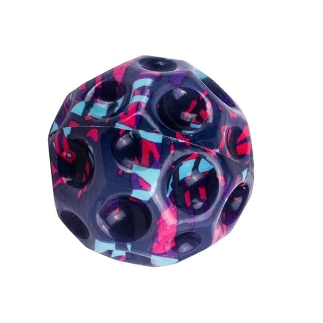 Minge saritoare Moon Ball Colorata, 7 cm, multicolor [3]