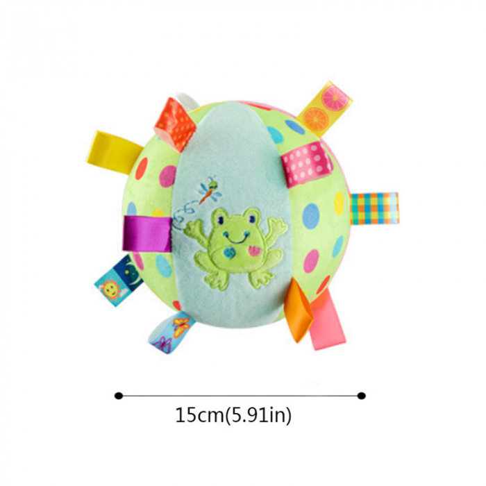 Minge senzoriala pentru bebelusi, Broasca, multicolor [5]