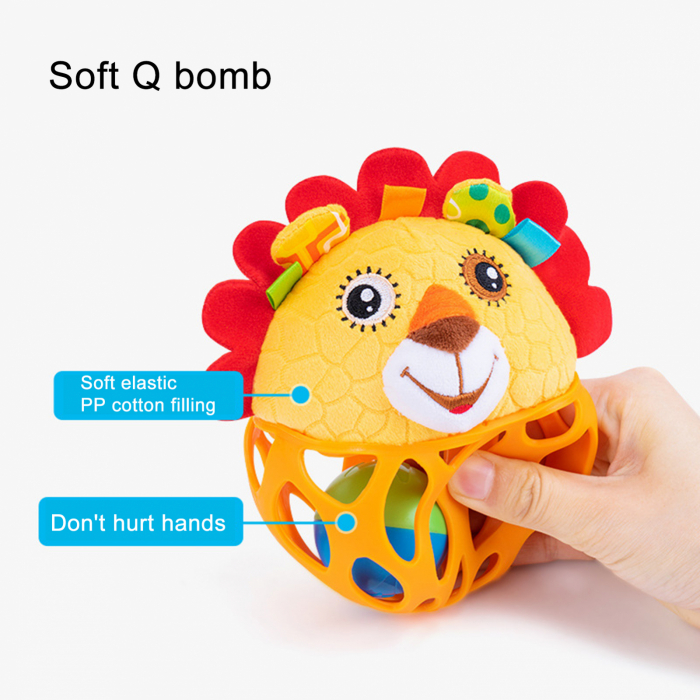 Minge senzoriala, zornaitoare bebelus, Leu, multicolor [2]
