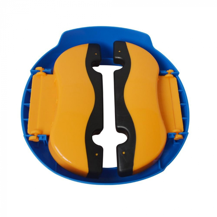 Olita Portabila 2 in 1,  Olita + Capac de Toaleta, din Plastic,Albastru [10]