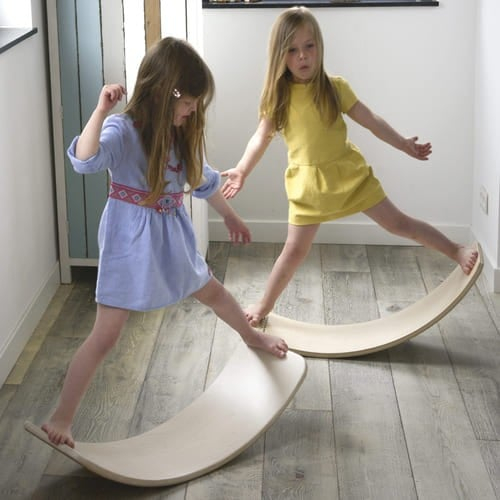Placa de echilibru din lemn Balance Board , albastru [3]