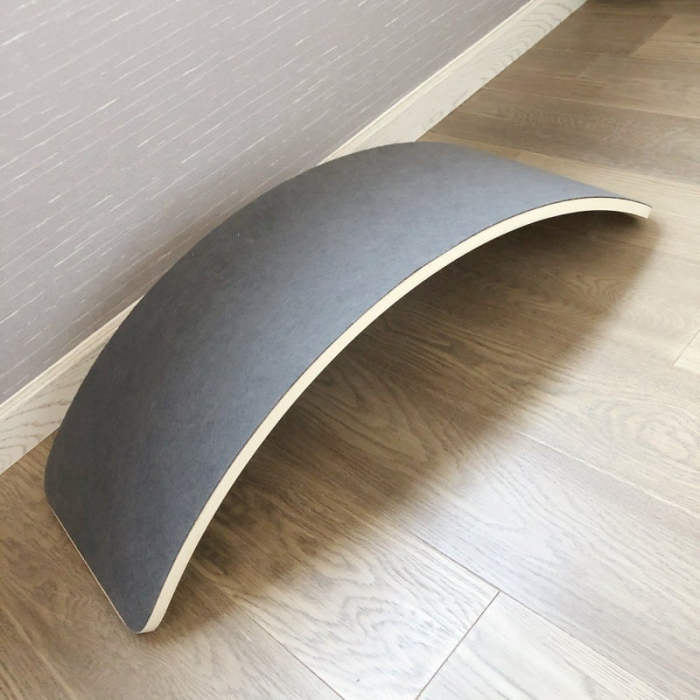 Placa de echilibru din lemn Balance Board , gri [3]