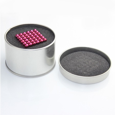Bile Magnetice AntiStres Neocube, roz, 5 mm, 216 piese - MagCub® [3]