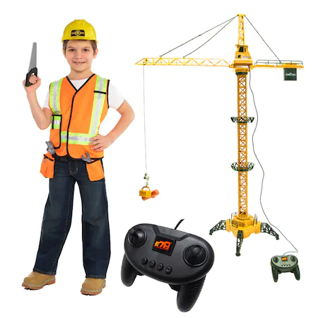Macara din plastic cu telecomanda, 128 cm, Galben [6]