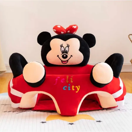 Fotoliu Din Plus Pentru Bebelusi Cu Activitati, Minnie Mouse [2]
