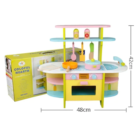 Jucarie din lemn, Bucatarie pentru copii Coloful Hearth [6]