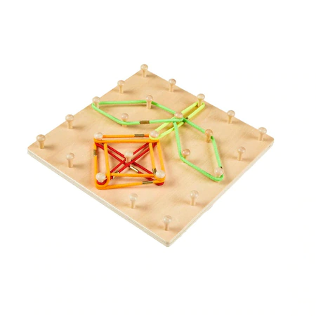Joc lemn Montessori Geoboard [2]