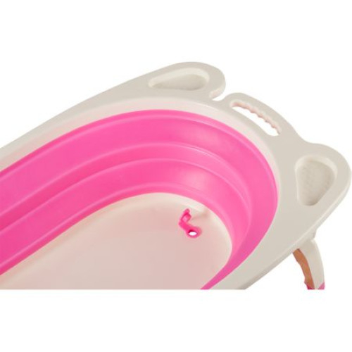 Cadita din silicon, Pliabila,Cu suport pentru sapun, Roz , + 0 ani [2]