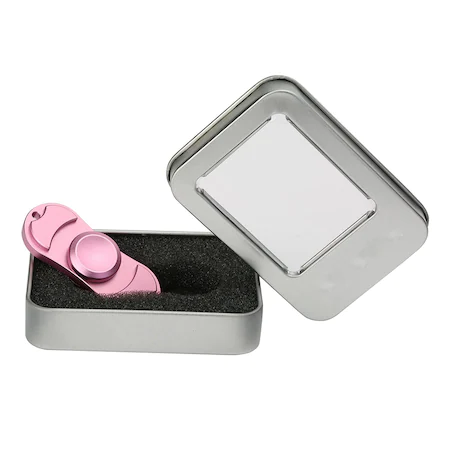 Jucarie anti-stres Fidget Spinner Star, metalic, roz [3]