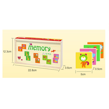 Joc Montessori de memorie si asociere Onshine, 32 de piese [7]
