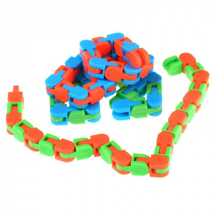 Set 3 Jucarii senzoriale antistres, 72 piese creative, Fidget puzzle de decompresie, multicolor [5]