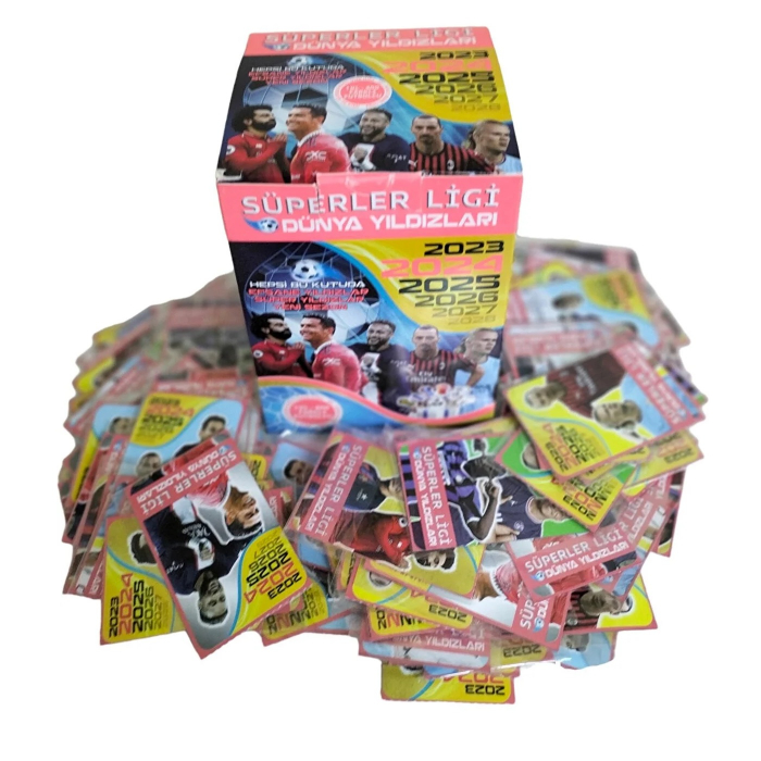 Set 400 cartonase Fotbalisti Super League World Stars 2023, multicolor [3]