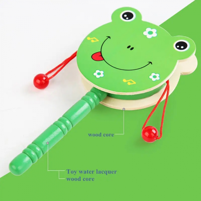 Set 8 Instrumente muzicale educative din lemn, multicolor [3]