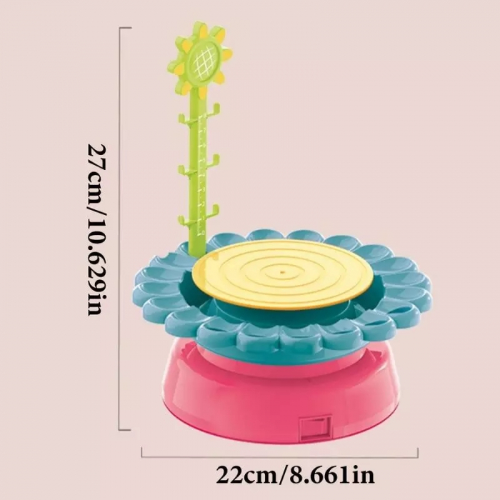 Set Atelier de Olarit si Pictat pentru copii cu Vopsele, Lut si Accesorii, 22 piese, rosu [8]