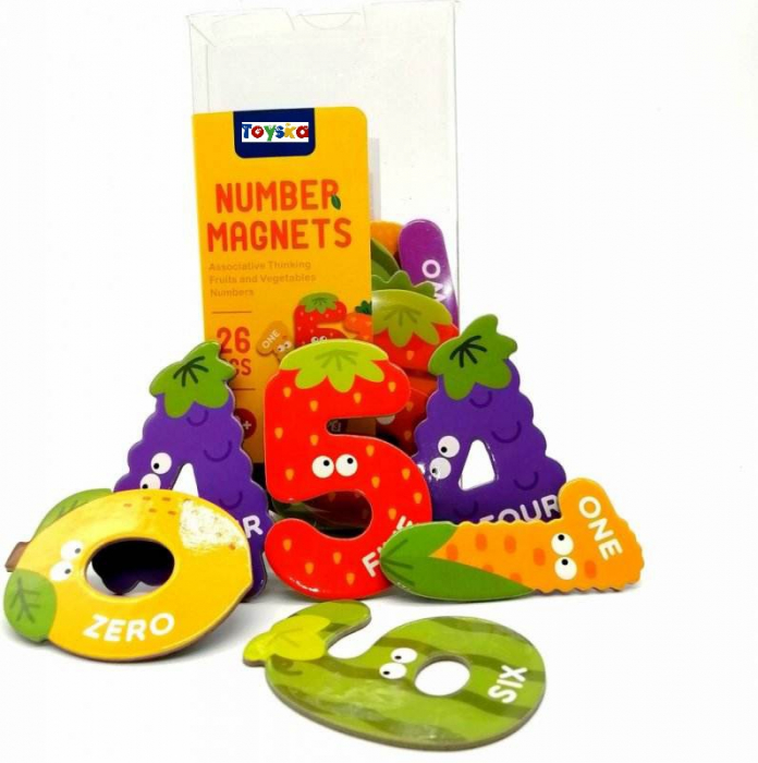 Set cifre magnetice cu semne matematice, 26 piese, multicolor [2]