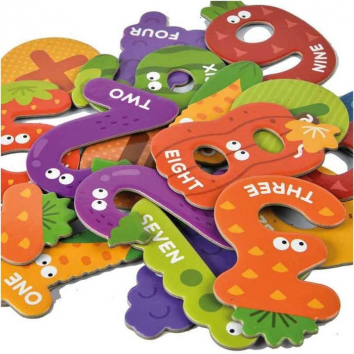 Set cifre magnetice cu semne matematice, 26 piese, multicolor [5]