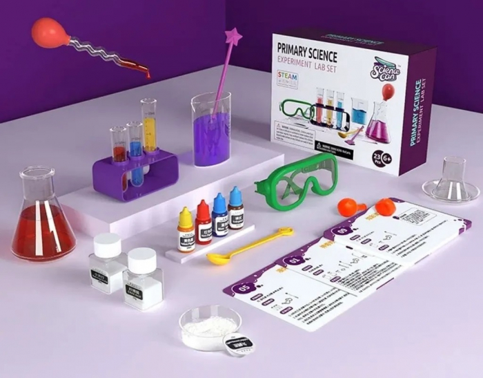 Set de joaca Laboratorul de Chimie, 23 pcs, multicolor [3]