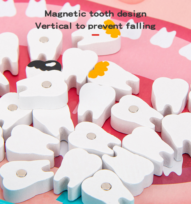 Set Doctor Stomatolog din lemn, 34 piese, multicolor [3]