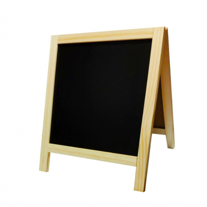 Tabla magnetica multifunctionala cu doua fete pentru copii, 32 x 27 cm, natur [3]