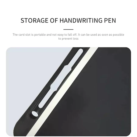 Tableta grafica LCD pentru notite si desene cu stergere automata 8.5 Inch, negru [2]