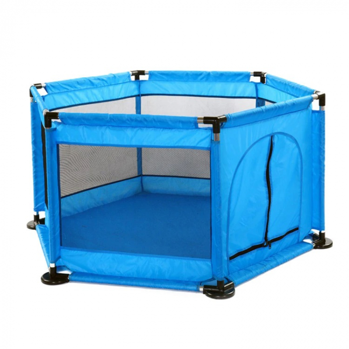 Tarc pentru Bebe cu 50 de bile multicolore incluse, 128 x 113 x 65 cm, albastru [2]