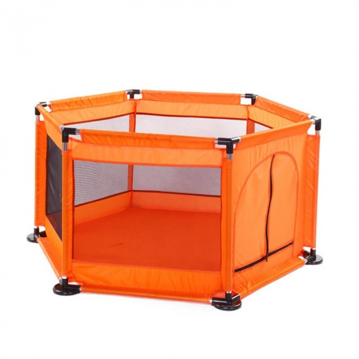 Tarc pentru Bebe cu 50 de bile multicolore incluse, 128 x 113 x 65 cm, portocaliu [3]